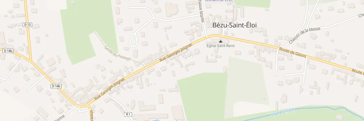 Plan du 9 Rue Georges Joignet à Bézu-Saint-Éloi