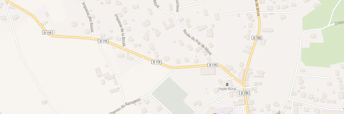 Plan du 214 Rte du Puy d’Issolud à Vayrac