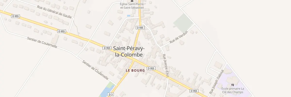 Plan du 3 Rue de Chartres à Saint-Péravy-la-Colombe