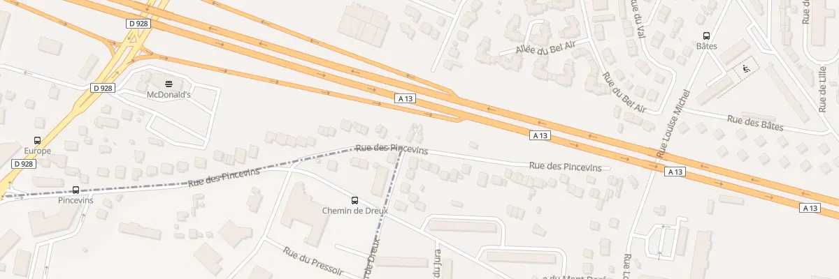 Plan du 12 Rue des Pincevins à Mantes-la-Ville