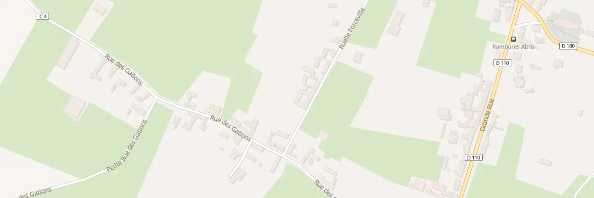 Plan du 1 Rle Forceville à Rambures