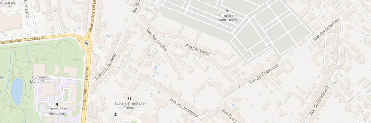 Plan du 53 Rue des Soupirs à Châteauroux