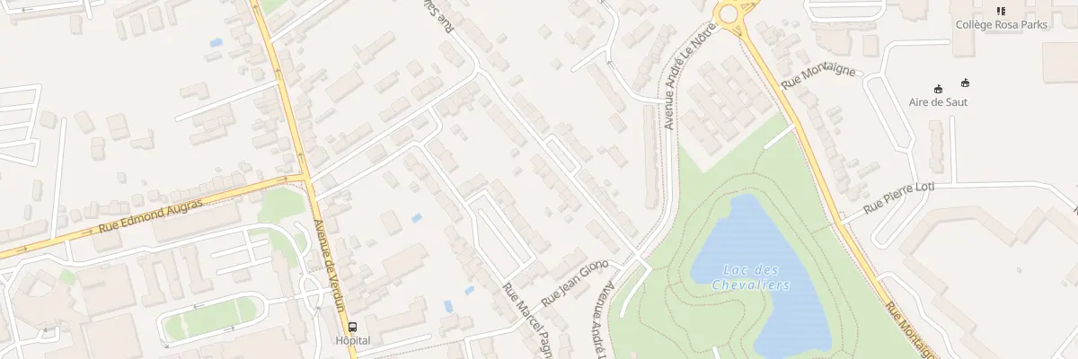 Plan du 14 Rue Saint-Exupéry à Châteauroux