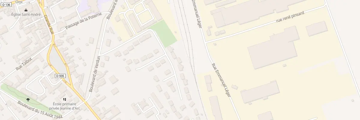Plan du 5 Rue de la Cure à Patay