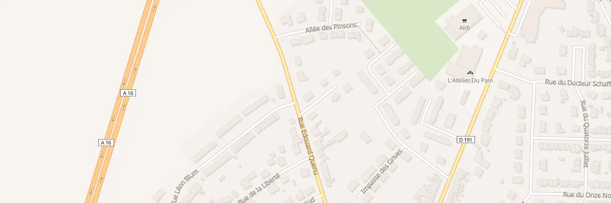 Plan du 1 All des Bouvreuils à Marquise