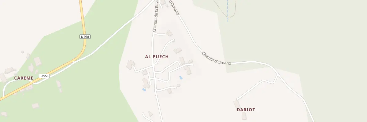 Plan du 5175 Al Puech à Cazals