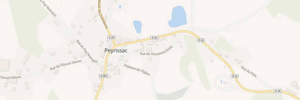 Plan du 5 Rue de l’Ancienne École à Peyrissac