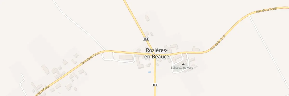 Plan du 25 Rue de Patay à Rozières-en-Beauce