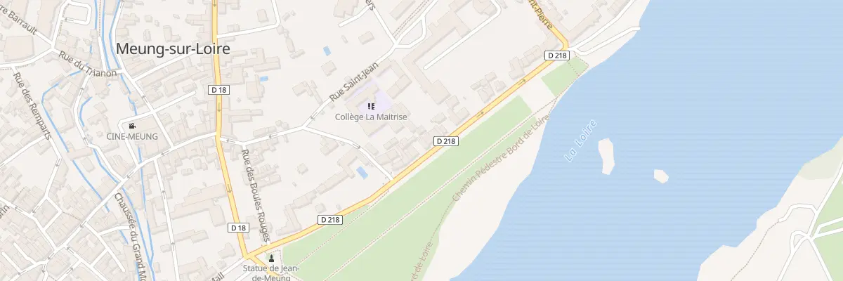 Plan du 46 Quai Jeanne d’Arc à Meung-sur-Loire