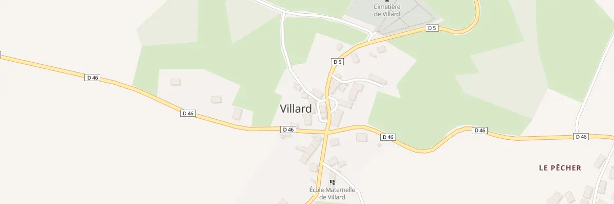 Plan du 3 Rue du 19 Mars 1962 à Villard