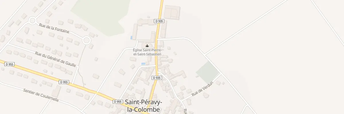 Plan du 11 Rue de Chartres à Saint-Péravy-la-Colombe