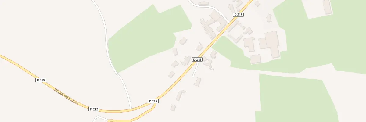 Plan du 13 Rte de Samer à Verlincthun