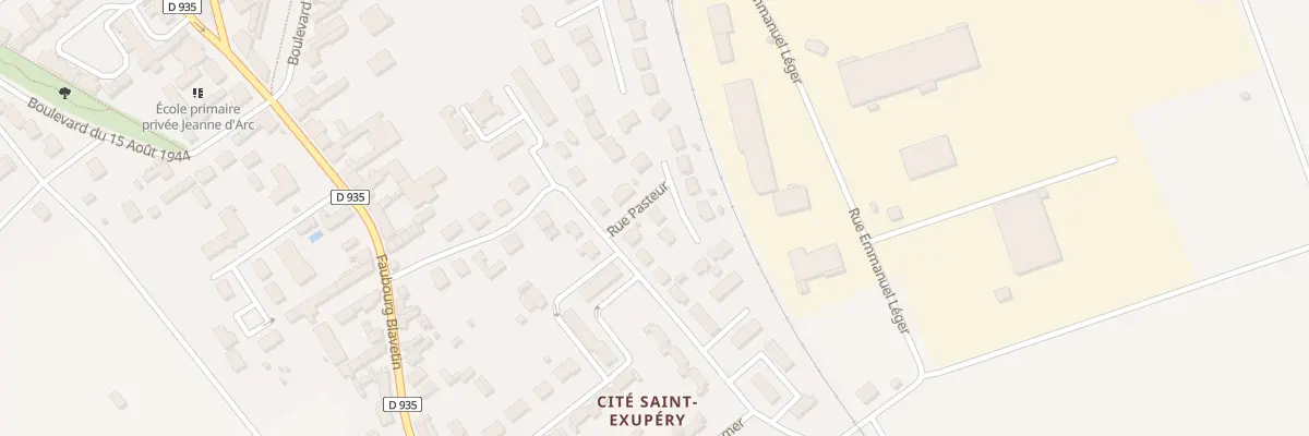 Plan du 4 Rue Pasteur à Patay