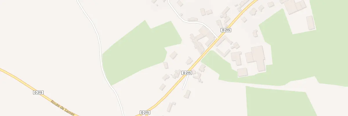 Plan du 19 Rte de Samer à Verlincthun