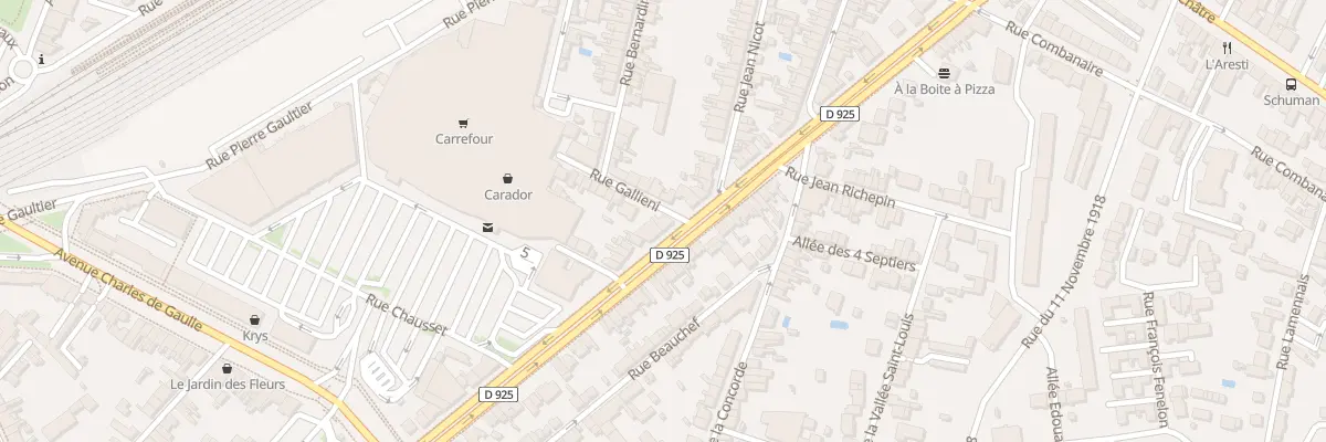 Plan du 66 Bd de Cluis à Châteauroux