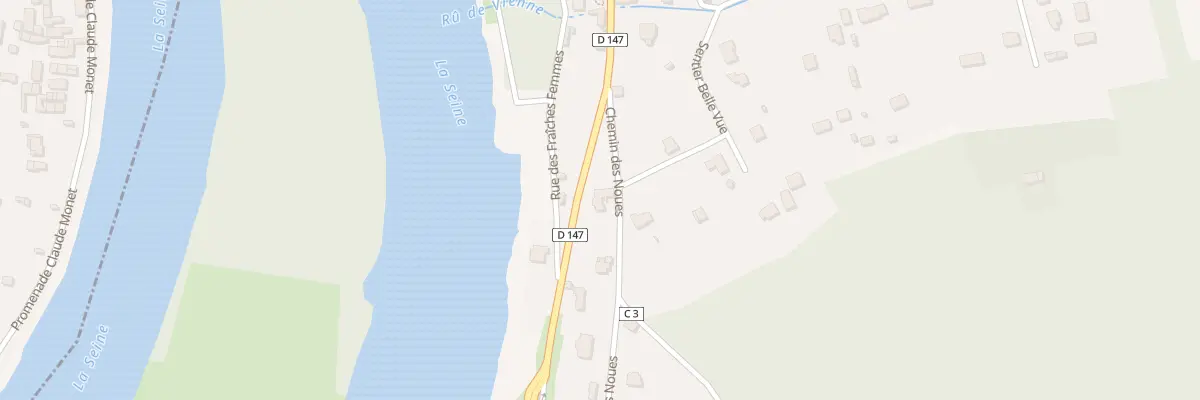 Plan du 2 Che des Noues à Vétheuil
