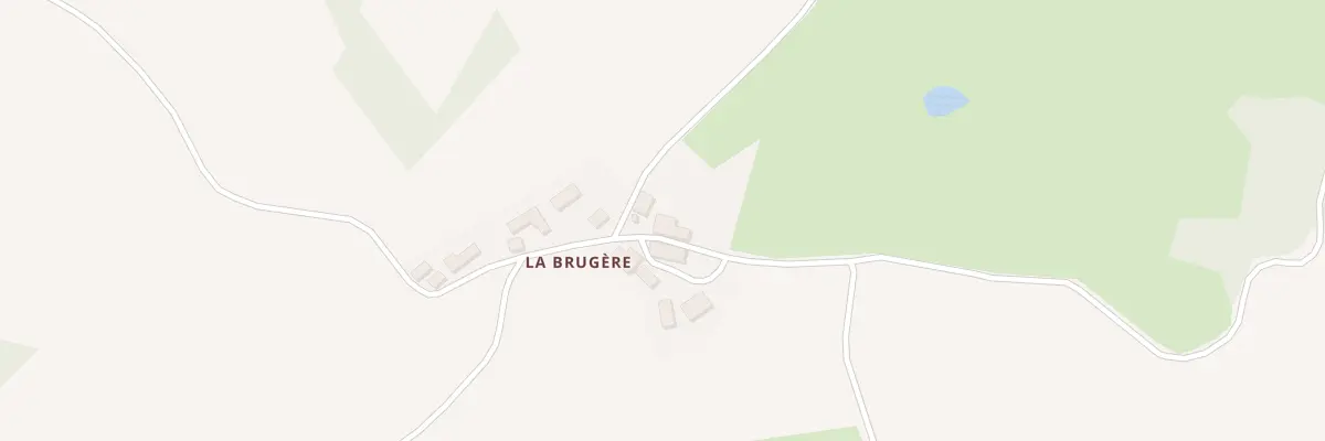 Plan du 1 La Brugère à Saint-Sulpice-le-Dunois