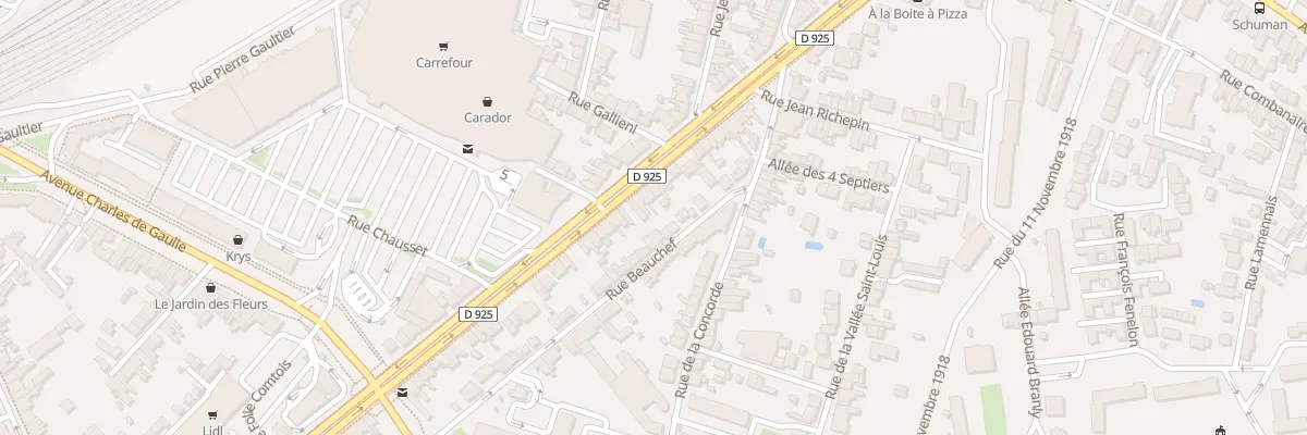 Plan du 93 Bd de Cluis à Châteauroux