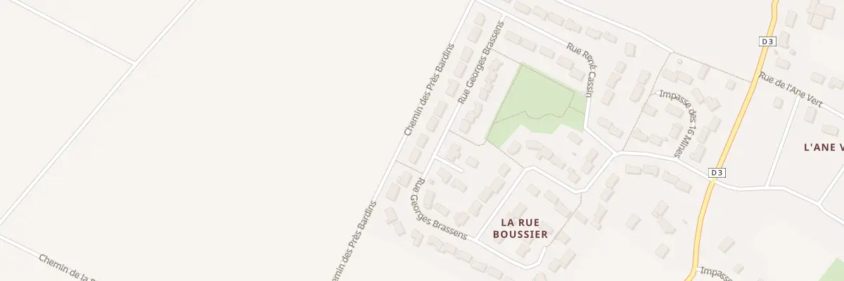 Plan du 383 Rue Georges Brassens à Huisseau-sur-Mauves