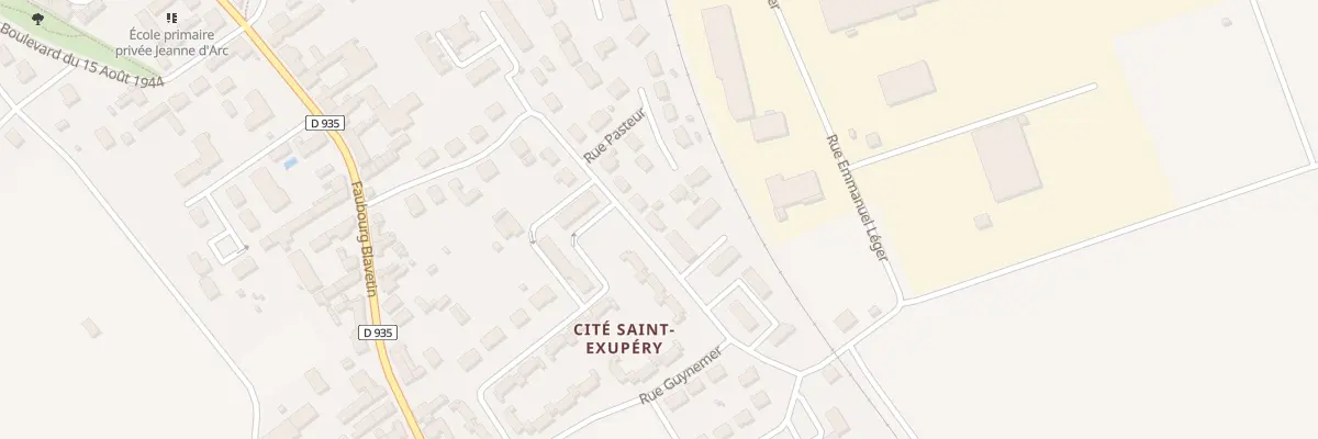 Plan du 21 Rue Louis Joseph Soulas à Patay