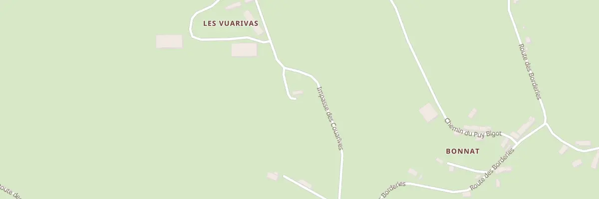 Plan du 373 Imp des Couarives à Chamberet
