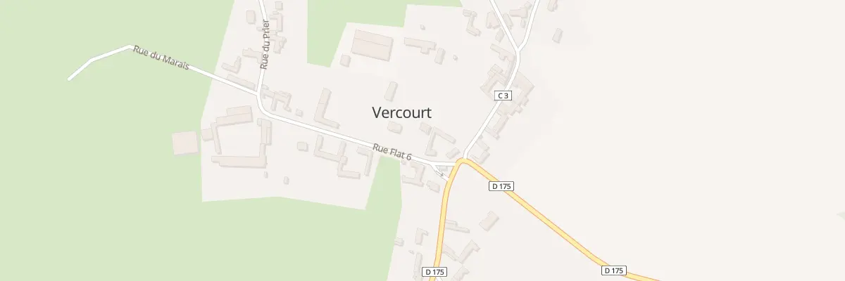 Plan du 9004 Rue Flat 6 à Vercourt