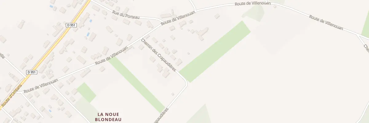 Plan du 9 Che des Crapaudières à Lailly-en-Val