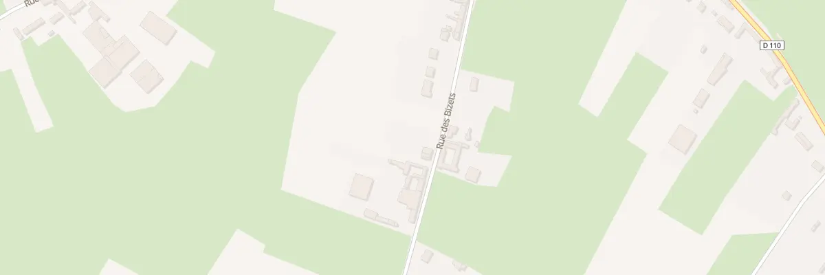 Plan du 9001 Rue des Bizets à Rambures