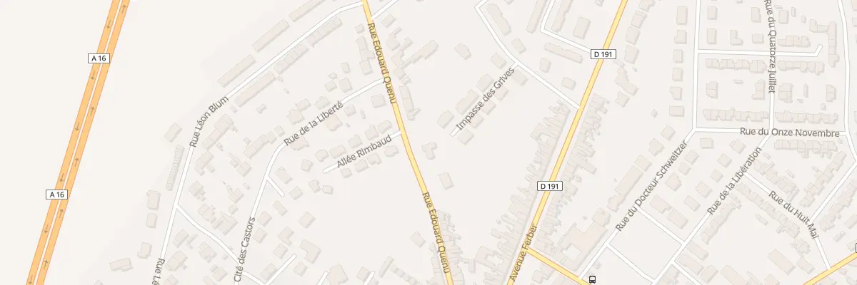Plan du 36B Rue Edouard Quenu à Marquise