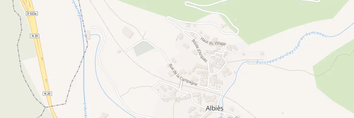 Plan du 12 Rue de la Campagne à Pech