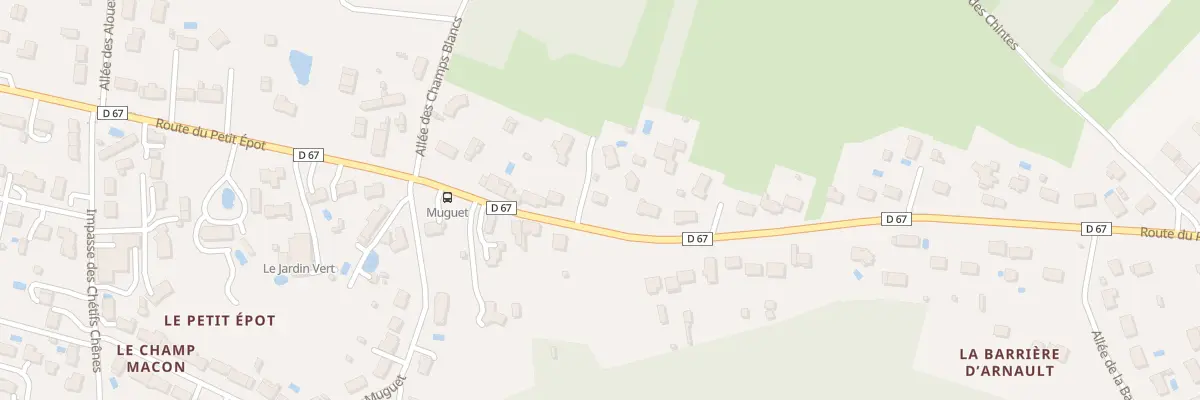 Plan du 50 Rte du Petit Epot au Poinçonnet
