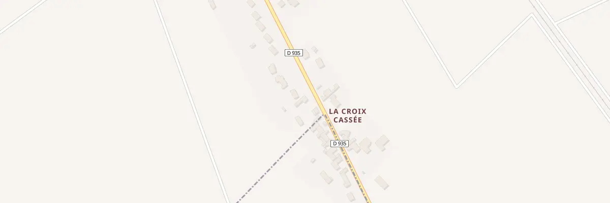 Plan du 16 La Croix Cassee à Patay