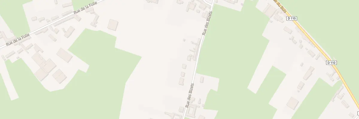 Plan du 8B Rue des Bizets à Rambures