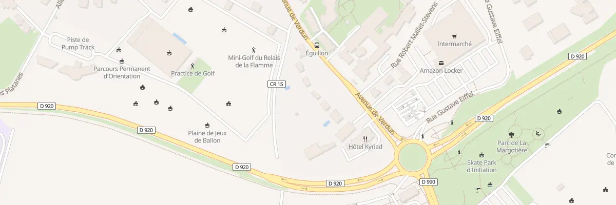 Plan du 376 Av de Verdun à Châteauroux