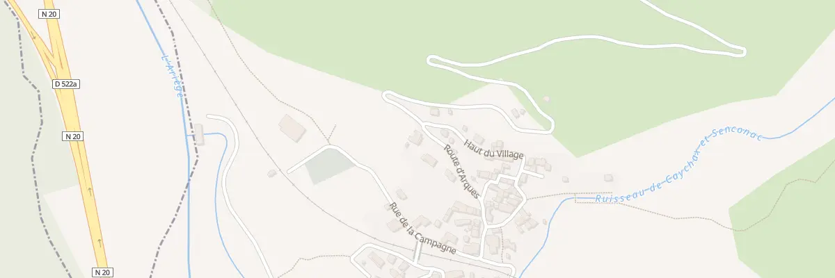 Plan du 7 Rte d’Arques à Albiès
