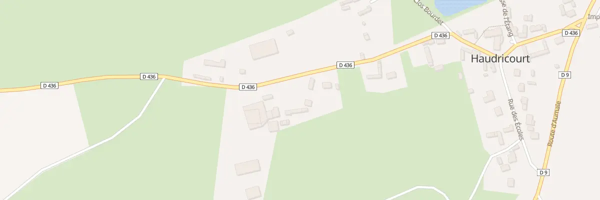 Plan du 309 Rte de l’Eglise à Haudricourt