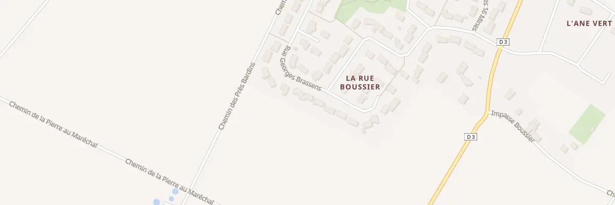 Plan du 249 Rue Georges Brassens à Huisseau-sur-Mauves