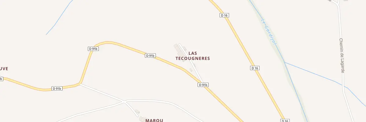 Plan du 75 Las Tecougneres à Caignac