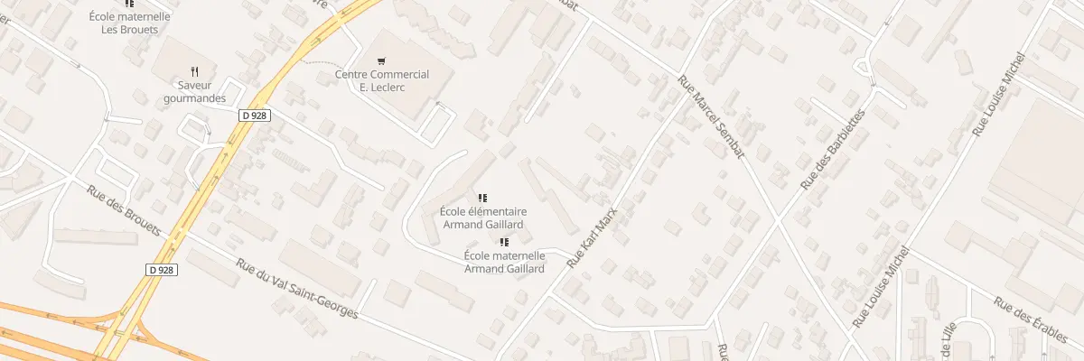 Plan du 20 Rue Karl Marx à Mantes-la-Ville