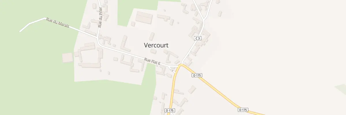 Plan du 2 Rue Flat 6 à Vercourt