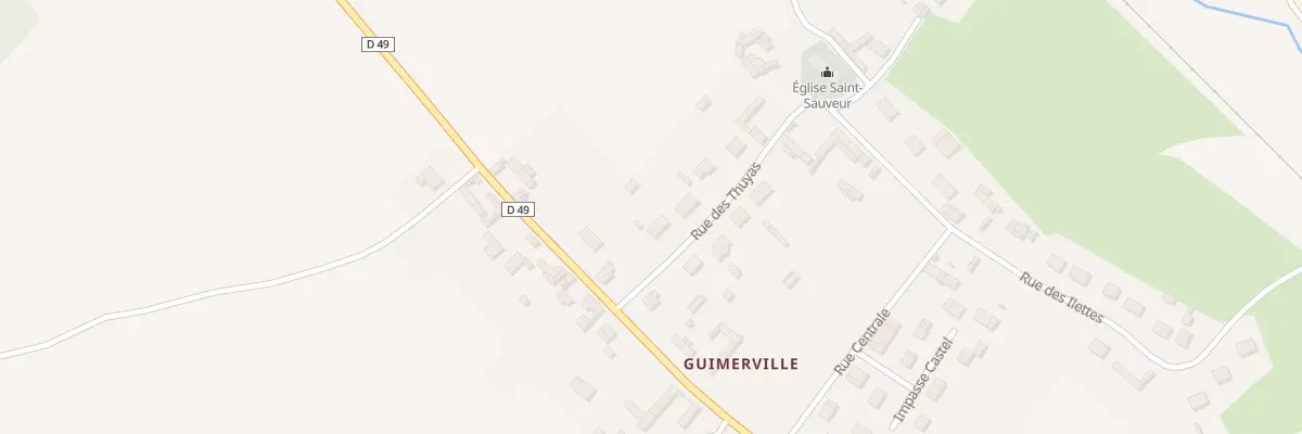 Plan du 5168 Guimerville à Hodeng-au-Bosc