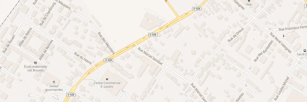 Plan du 50B Rue Marcel Sembat à Mantes-la-Ville