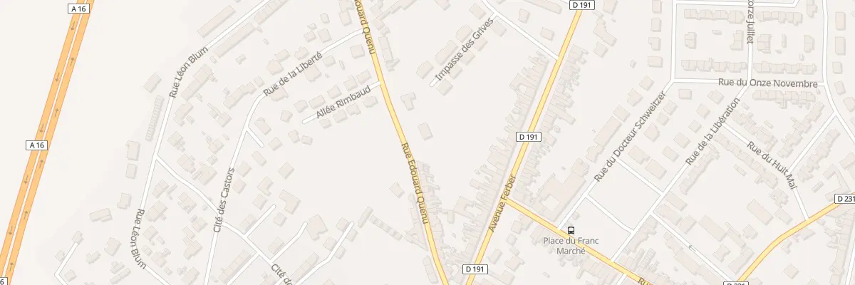 Plan du 36A Rue Edouard Quenu à Marquise