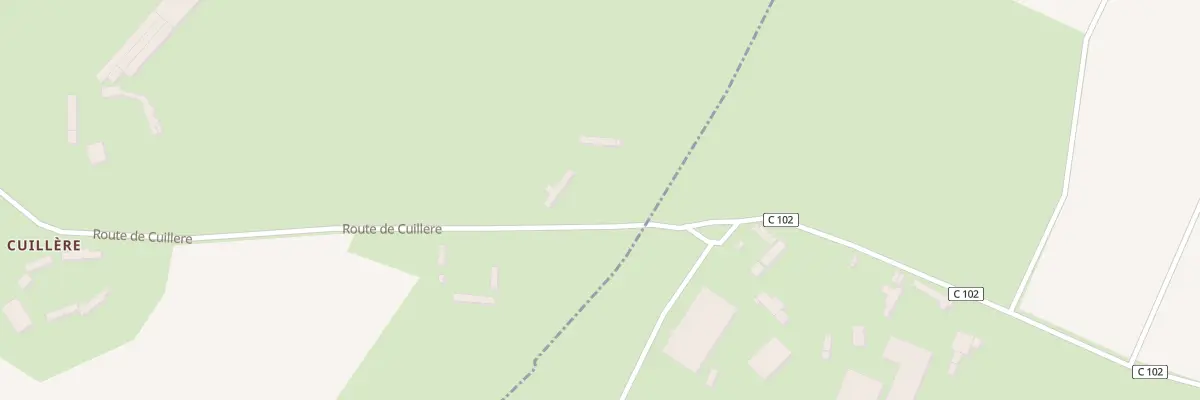 Plan du 776 Rte de Cuillere à Haudricourt