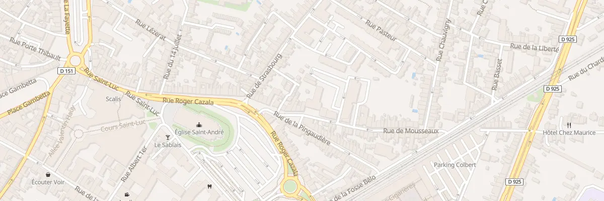 Plan du 19 Rue de Mousseaux à Châteauroux