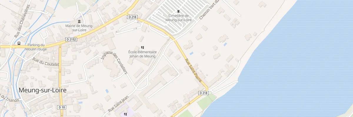 Plan du 3 Rue St Pierre à Meung-sur-Loire