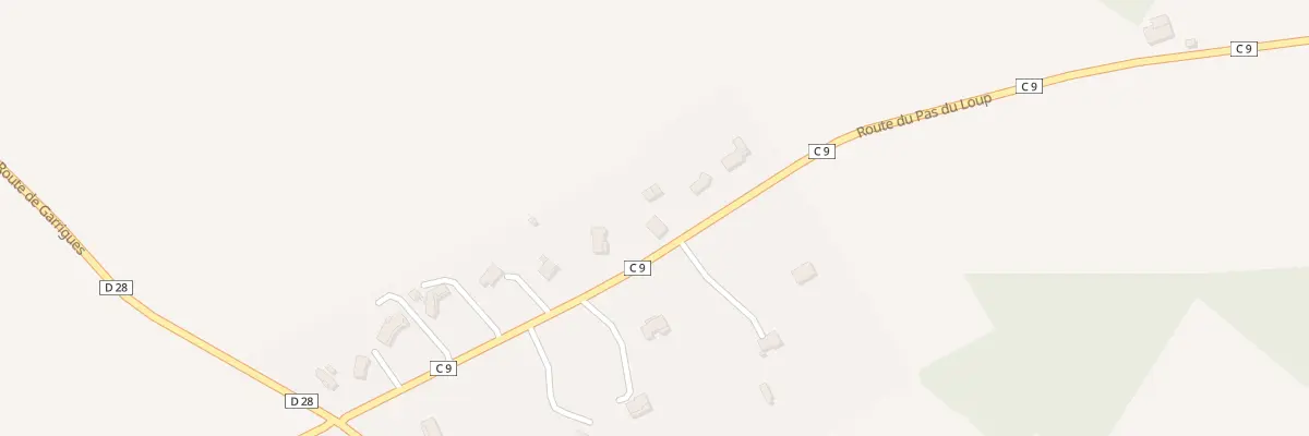 Plan du 5042 Plaine de Toulze à Lugan