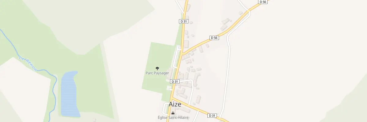 Plan du 2 Rue des Sablières à Aize