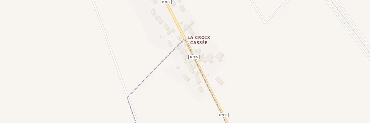 Plan du 26 La Croix Cassee à Coinces