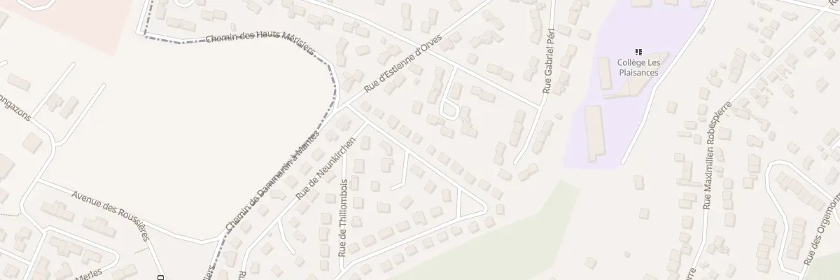 Plan du 82 Rue de Neunkirchen à Mantes-la-Ville